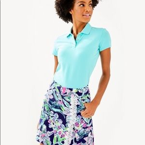 Meredith polo Bali blue